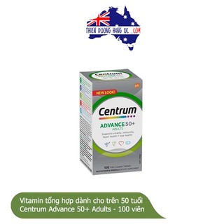 Vitamin dành cho người trên 50 tuổi Centrum Advance 50+ - 100 viên