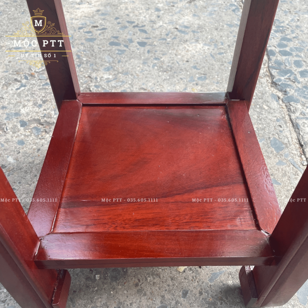 Đôn Vuông gỗ Lim kích thước mặt 40 cao 40 50 60 70 80 cm kê đồ trang trí