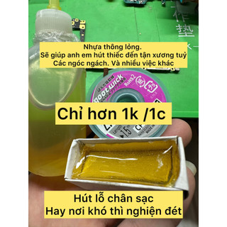 Combo 5 hộp Nhựa Thông lỏng sửa chữa điện thoại