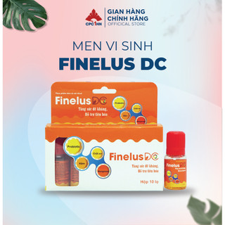 Men Vi Sinh FINELUS DC Giảm Rối Loạn Tiêu Hóa Hộp 10 lọ