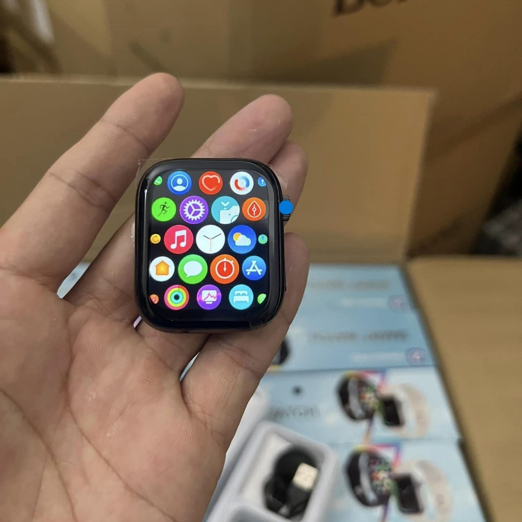 Đồng Hồ Thông Minh Smartwatch Nam Nữ Series 7 T700S Hiwatch Pro Viền Thép - Cảm Ứng Mượt Mà - Nghe Gọi - Kháng Nước IP67