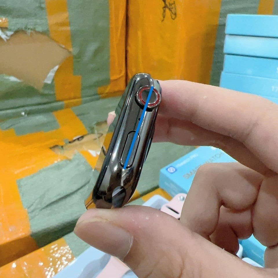 Đồng Hồ Thông Minh Smartwatch Nam Nữ Series 7 T700S Hiwatch Pro Viền Thép - Cảm Ứng Mượt Mà - Nghe Gọi - Kháng Nước IP67