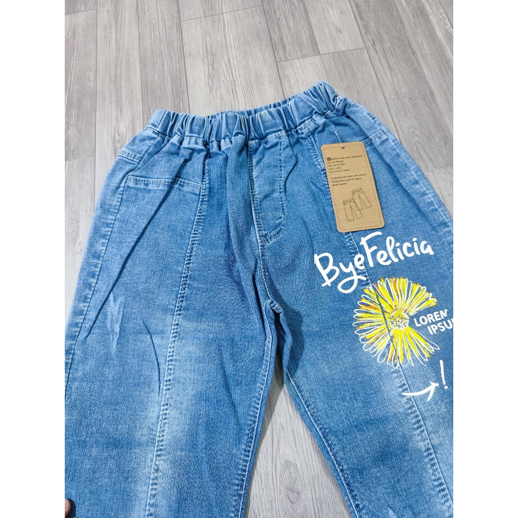 Quần Jean cho bé gái, chất jean mềm size