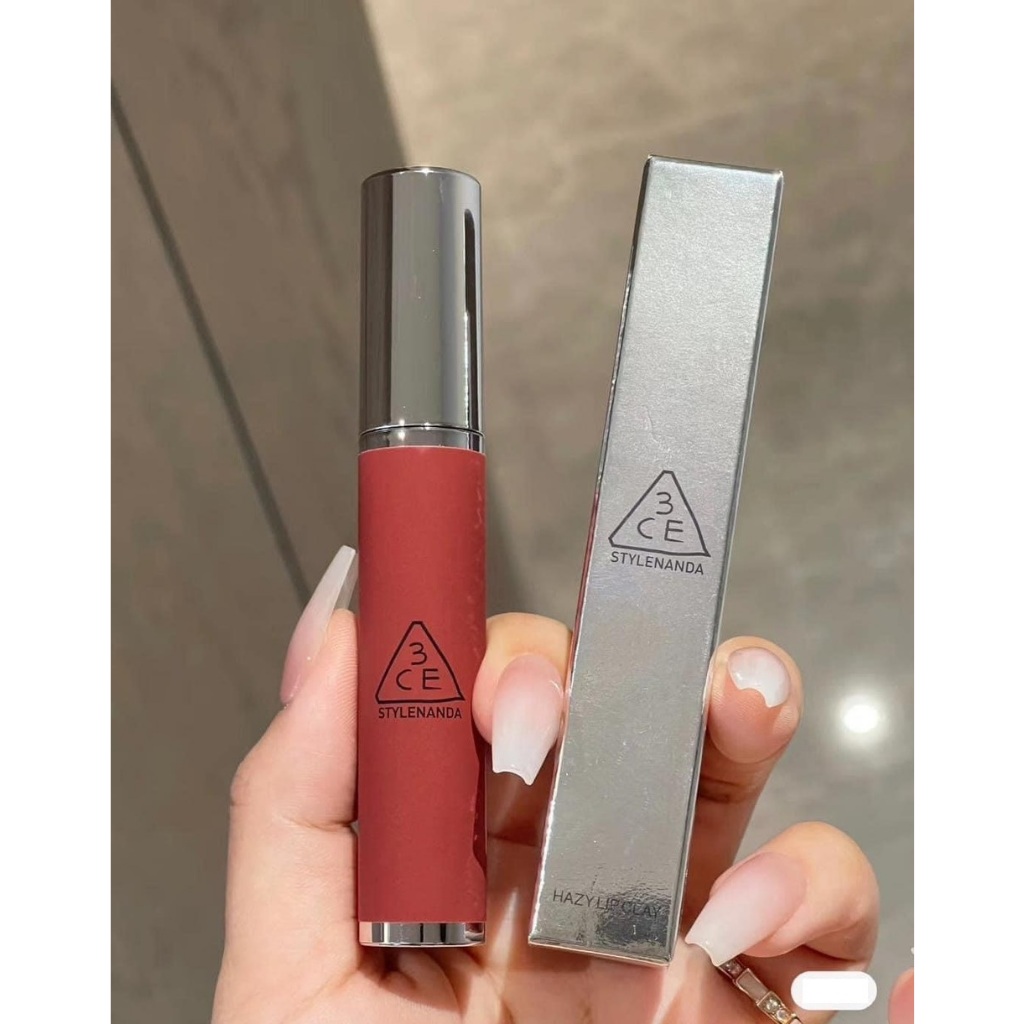 Son 3CE Hazy Lip Clay, son kem lì