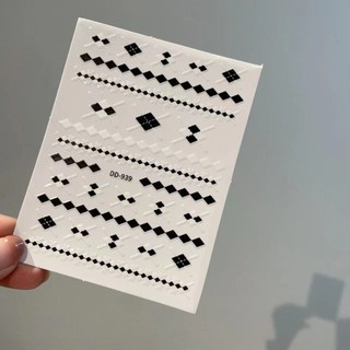 Sticker  Miếng dán móng tay 3D nail