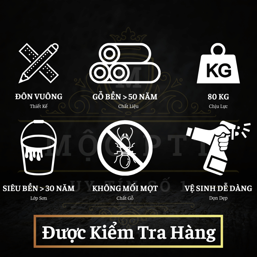 Đôn Vuông gỗ Lim kích thước mặt 40 cao 40 50 60 70 80 cm kê đồ trang trí