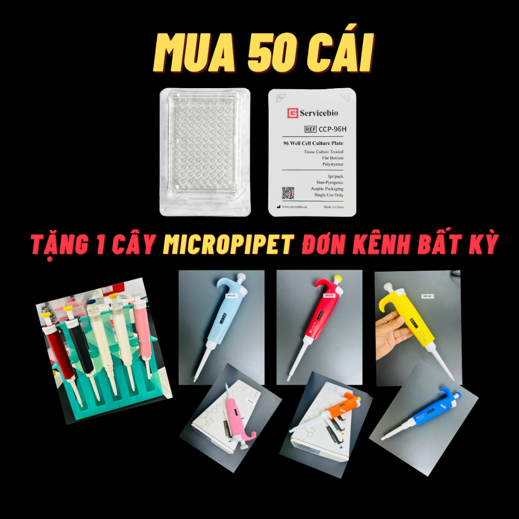 Đĩa 96 giếng nuôi cấy tế bào
