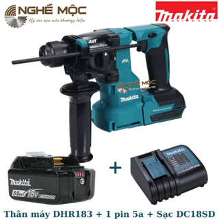 Máy khoan bê tông pin Makita 18V DHR182 DHR183 Makita Chính Hãng Nghề Mộc