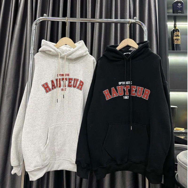 Áo Hoodie HAUTEUR Basic Chất Liệu Nỉ Bông 2 Lớp Siêu Dày, áo khoác nam nữ hot trend 2023