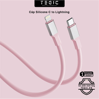 Cáp sạc TEGIC Silicon C-C và C-L