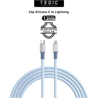 Cáp sạc TEGIC Silicon C-C và C-L