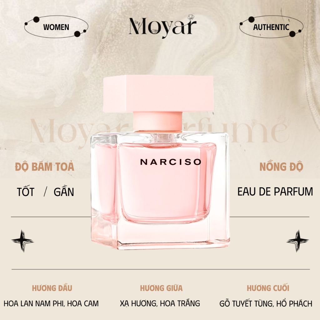 2ml | 5ml Cristal EDP - Nar - | Nước hoa nữ