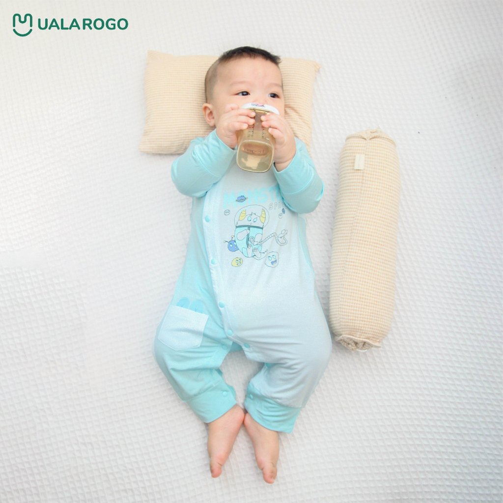 Bộ body bamboo uala dài tay cao cấp thoáng mát bé trai bé gái thú cưng mới UR 2259 2111