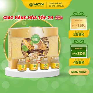 Yến sào nhân sâm hogi hộp 6 hũ x 70ml với 20% tổ yến