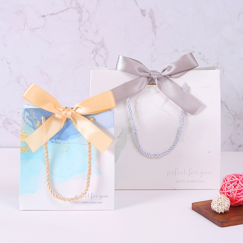 Túi giấy đựng quà sinh nhật, ngày lễ ruy băng Mua Tất