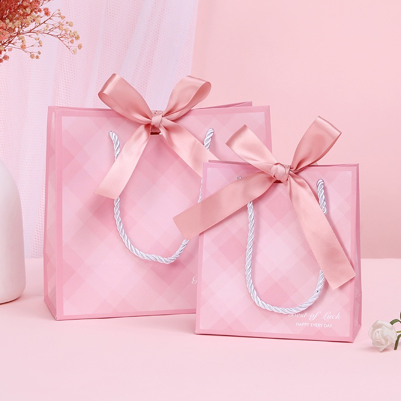 Túi giấy đựng quà sinh nhật, ngày lễ ruy băng Mua Tất