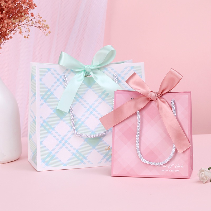 Túi giấy đựng quà sinh nhật, ngày lễ ruy băng Mua Tất