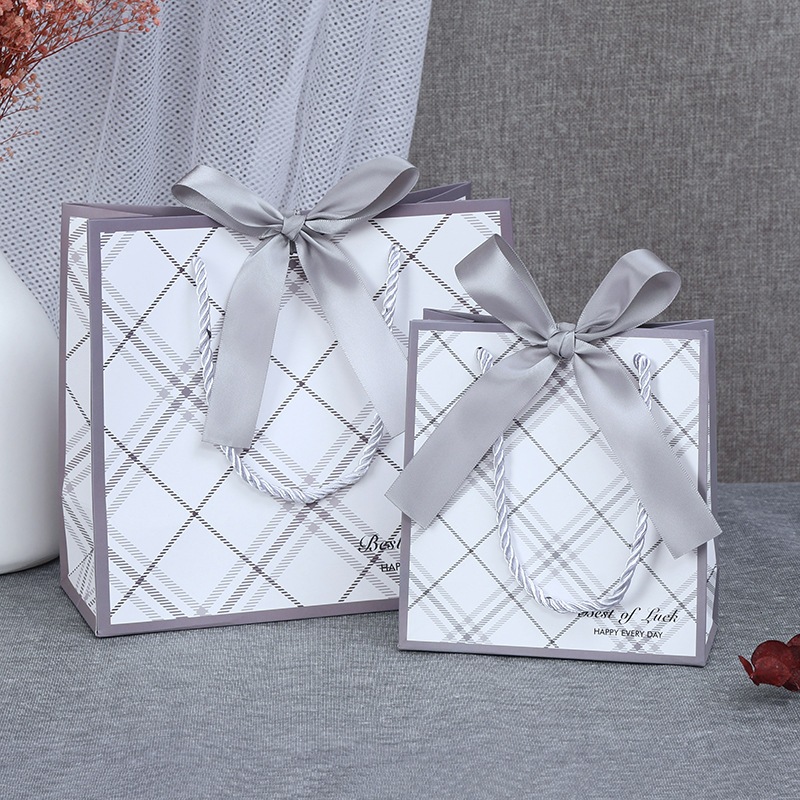 Túi giấy đựng quà sinh nhật, ngày lễ ruy băng Mua Tất