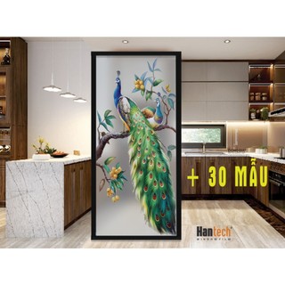 Giấy dán kính mờ - Decal dán mờ kính họa tiết có sẵn keo nhiều mẫu
