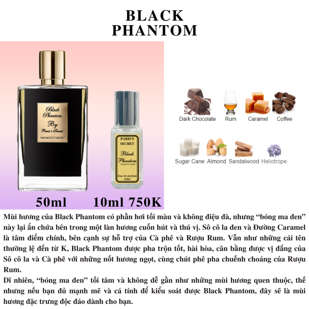 Nước hoa chính hãng cao cấp - By K Black Phantom
