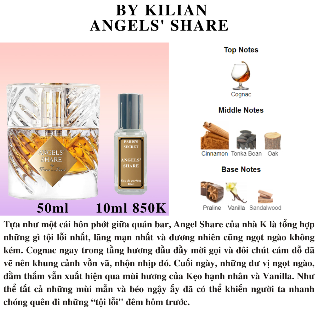 Nước hoa chính hãng cao cấp - By K Angels' Share
