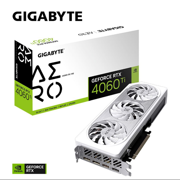 Card màn hình GIGABYTE RTX 4060Ti AERO OC 8G