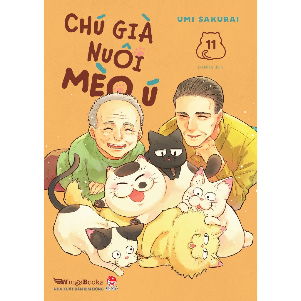 Truyện tranh Chú già nuôi mèo ú - Tập 11 - Tặng kèm Postcard - NXB Kim Đồng