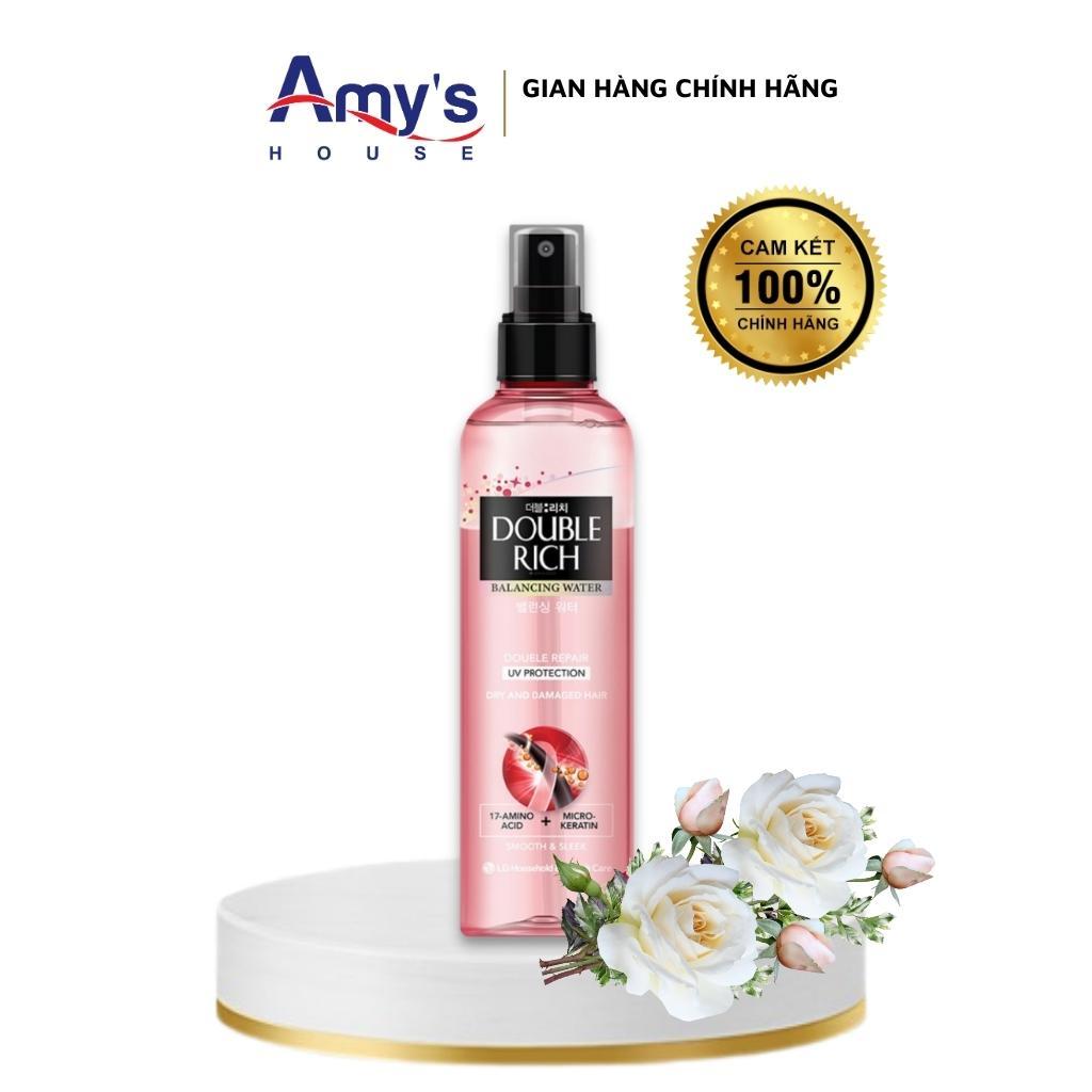 Nước dưỡng tóc Double Rich Phục hồi Hư Tổn, Khô Xơ 250ml - Nước dưỡng tóc gấp đôi Keratin và Amino Acid - Chính Hãng