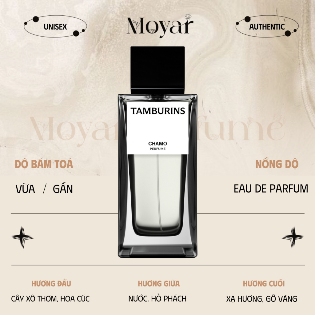 2ml | 5ml Tamburins Chamo | Nước hoa unisex