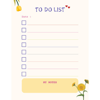 To-do list - giấy note lập kế hoạch/ danh sách những việc cần làm, checklist học tập công việc, to do list