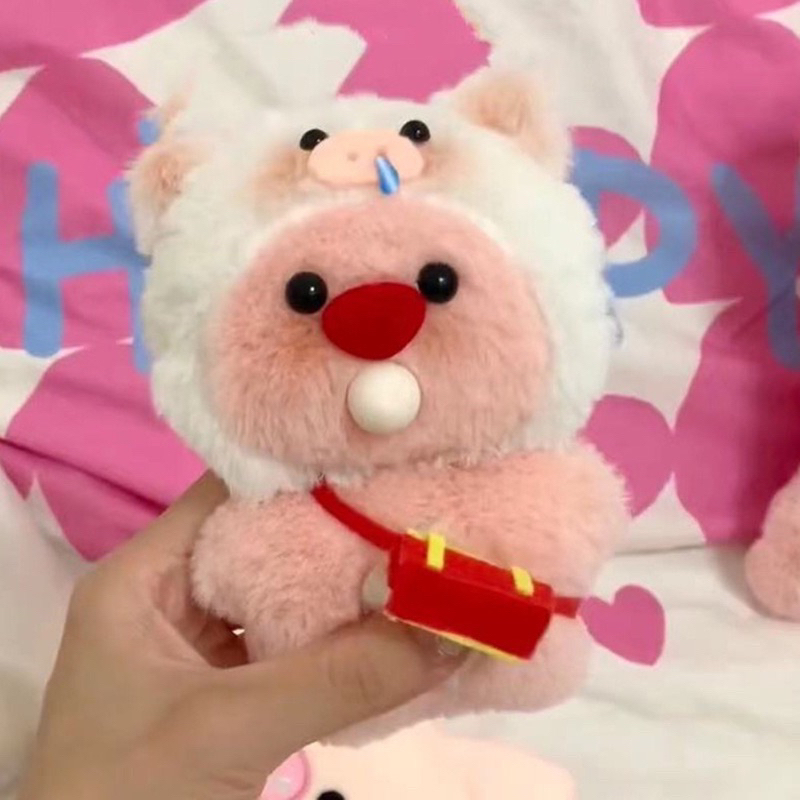 Gấu nhồi bông Hello Kitty thổi bong bóng DIY cosplay Lotso,Loppy,Hangyodon,Gà con,… dễ thương