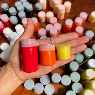 Màu acrylic 3d chiết 10ml, 20ml, 30ml, màu acrylic tô tượng, vẽ túi, vẽ tường, vẽ áo