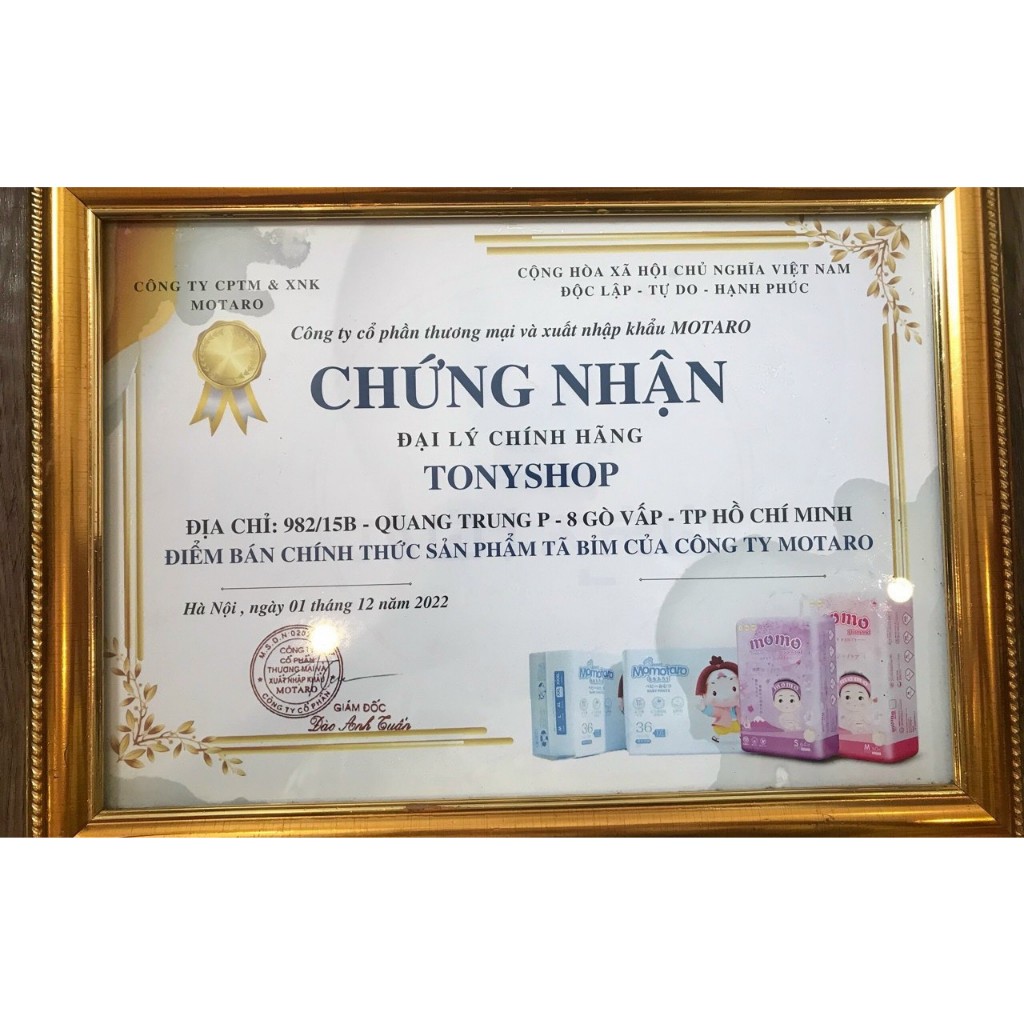 COMBO 2 BỊCHTã Bỉm Dán/Quần Xuất Nhật MOMOTARO/MOMO DIAMOND Đủ Size S112/M92/L84/XL78/XXL72/XXXL70