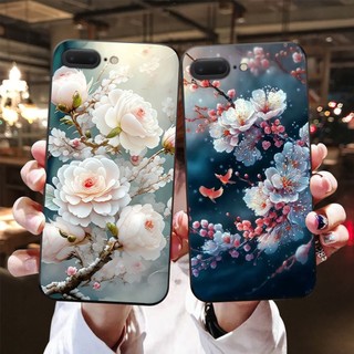 Ốp lưng Iphone 7 Plus / ip 8 Plus in hình hoa đào siêu đẹp