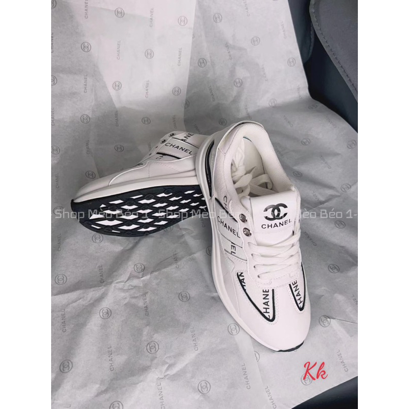 Giày thể thao cn viền chữ đen fullbox