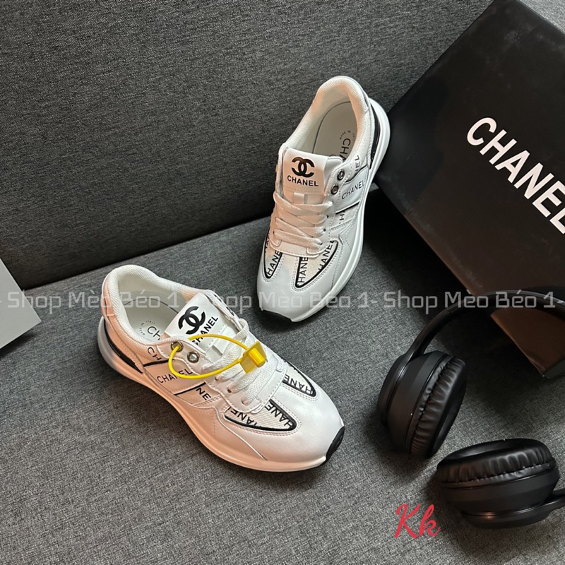 Giày thể thao cn viền chữ đen fullbox