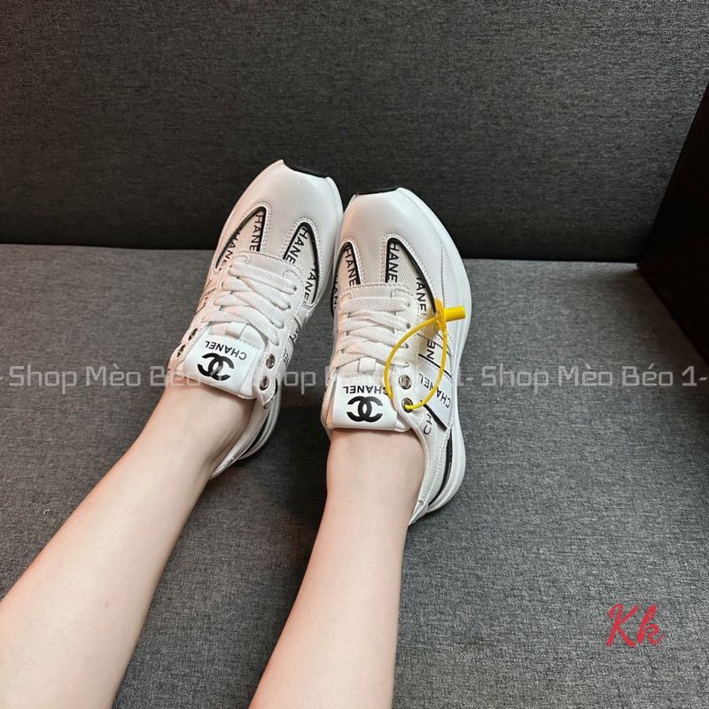 Giày thể thao cn viền chữ đen fullbox