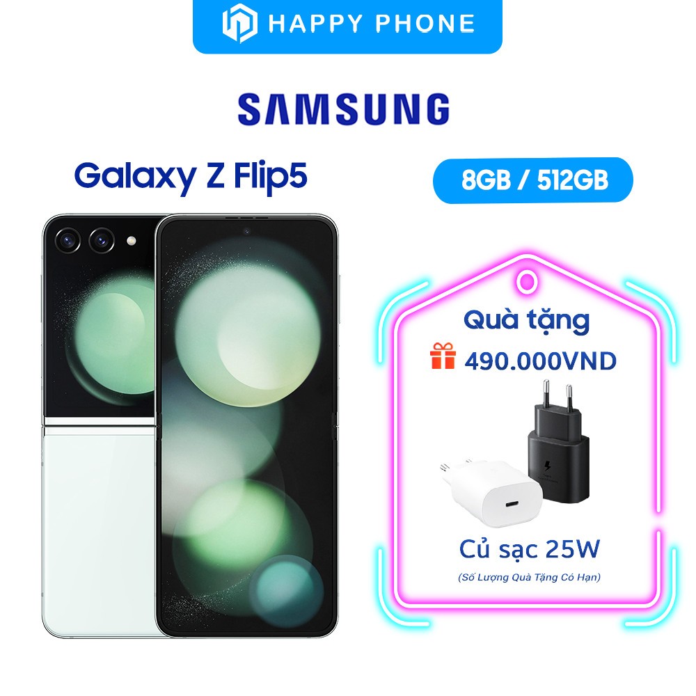 Điện Thoại Samsung Galaxy Z Flip5 - Hàng Chính Hãng, Mới 100%, Nguyên seal