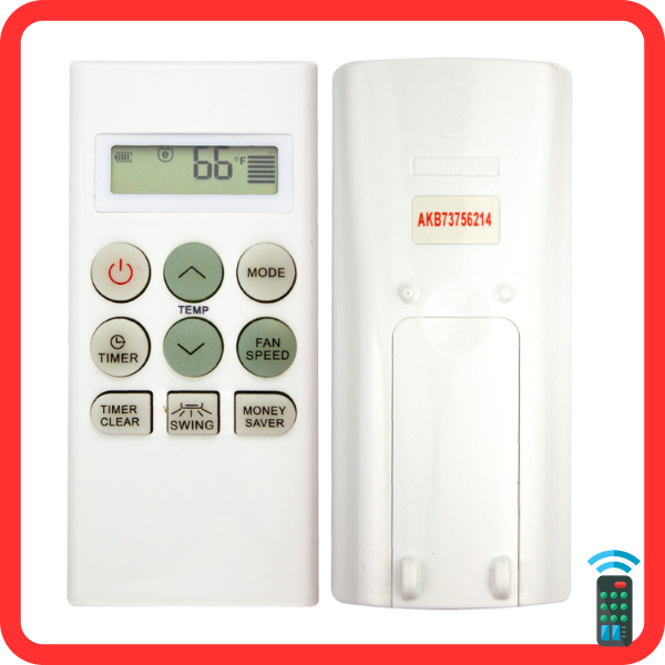 Điều khiển máy lạnh LG S09EN2 Vuông Ngắn - Giá rẻ kèm Pin