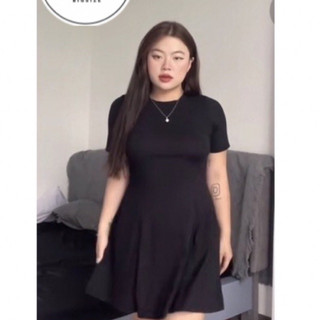 Đầm body xoè khoét eo cột dây bigsize 55-90kg