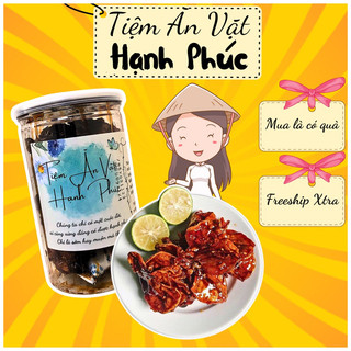 Mực rim me 250g tiệm ăn vặt Hạnh Phúc đồ ăn vặt Hà Nội vừa ngon vừa rẻ