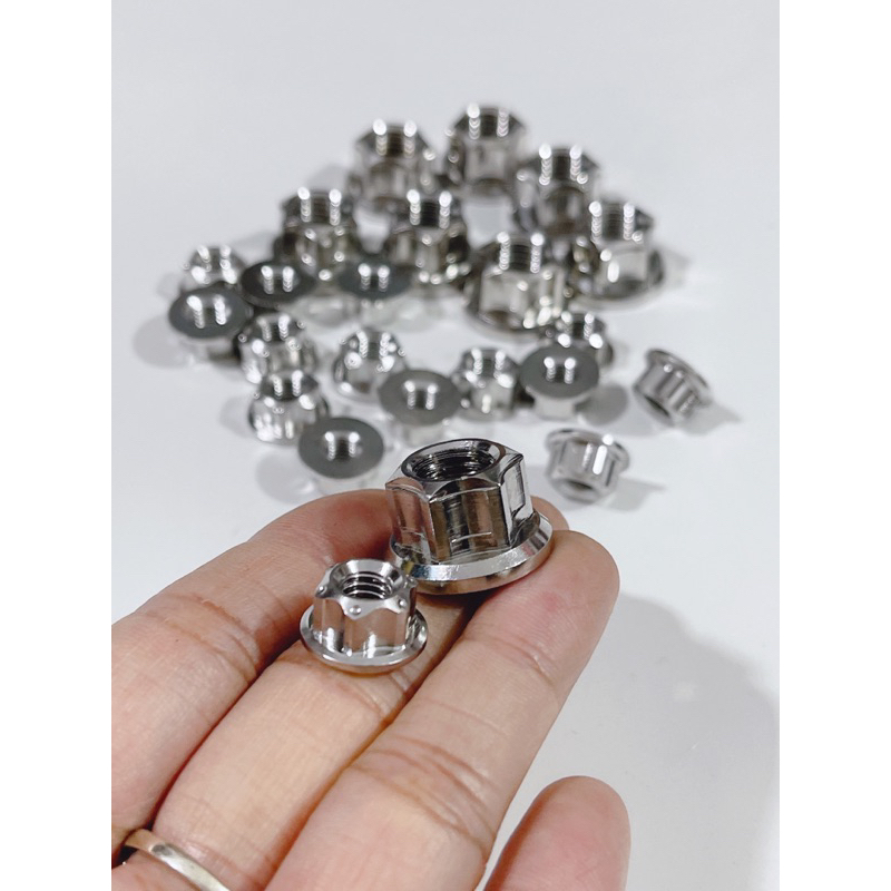 Tán inox Salaya 5li 6li 7li 8li 10li 12li đầu hở và đầu bít lắp thông dụng