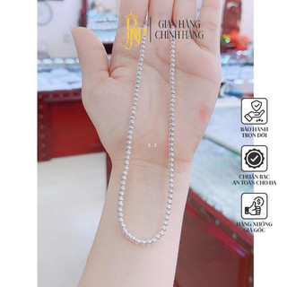 Dây chuyền bi BNP bạc ta cho bé