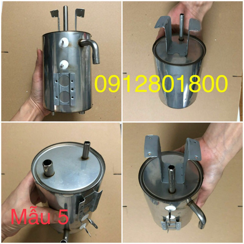 Bầu đun nước nóng cây nước nóng lạnh 1 lít, bình đun inox 304 loại tốt