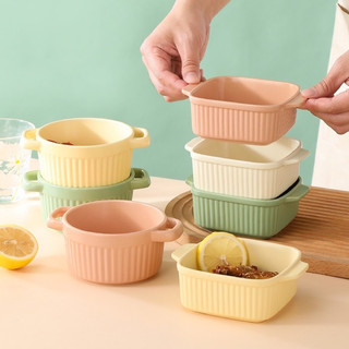 Khay sứ mini ,khay sứ nướng bỏ lò , thố sứ Vân sọc