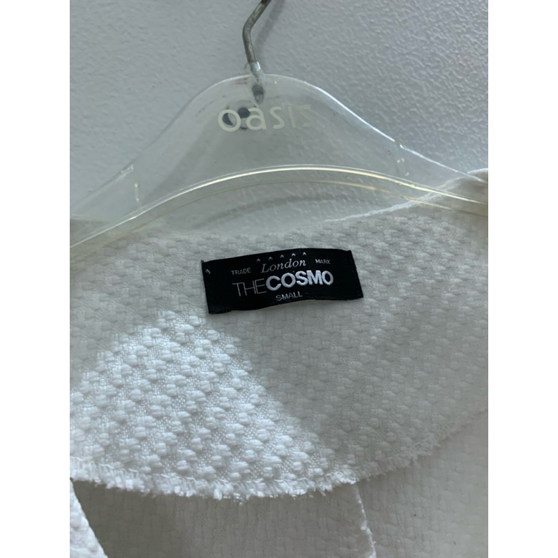 Áo dạ tweed trắng vải đẹp