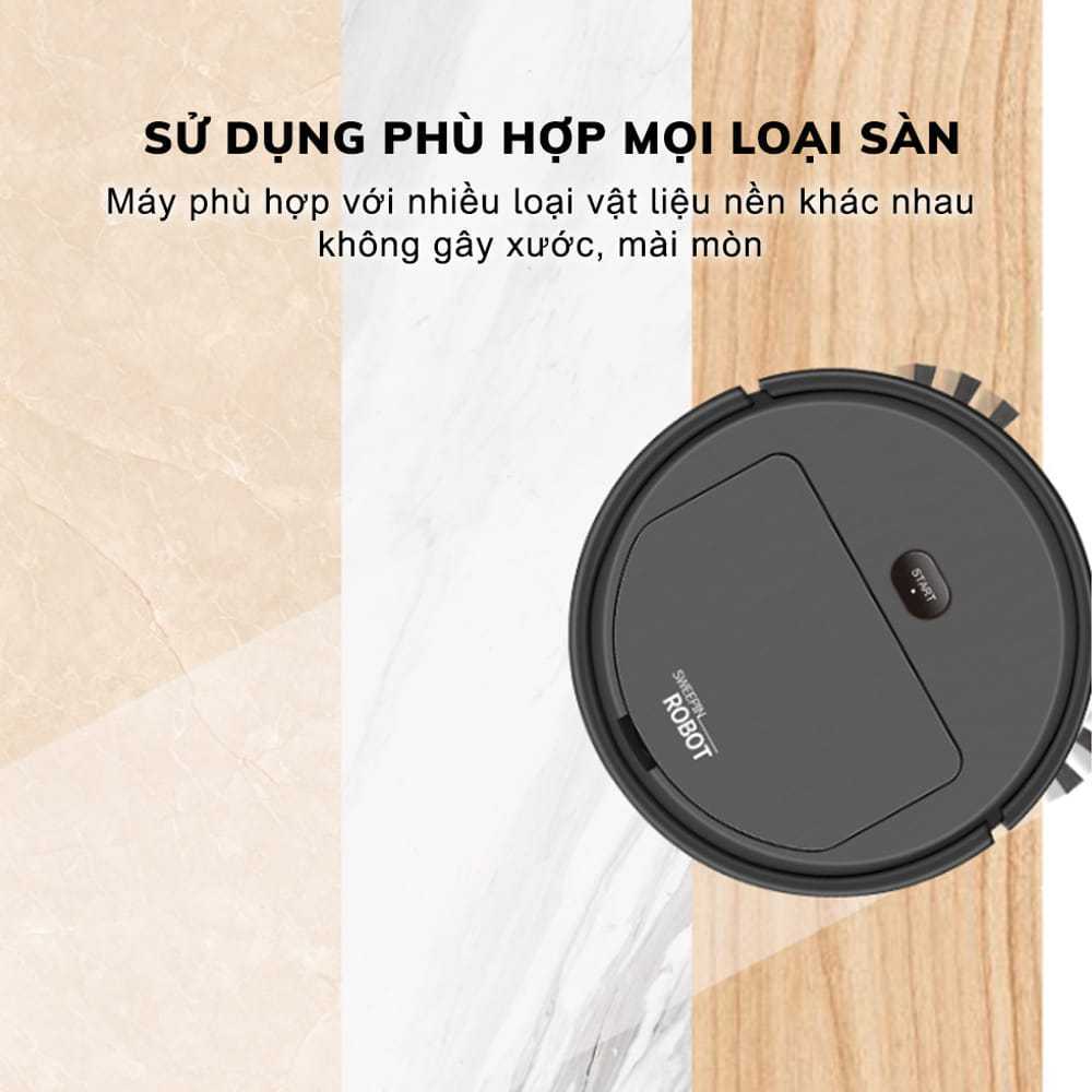 Robot hút bụi lau nhà thông minh tiện lợi - Máy Hút Bụi đa chức năng giá rẻ BH 12 Tháng