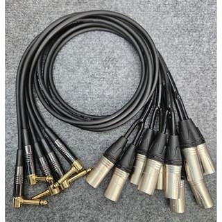 Dây 6 ly cong ra 2 đầu canon đực.