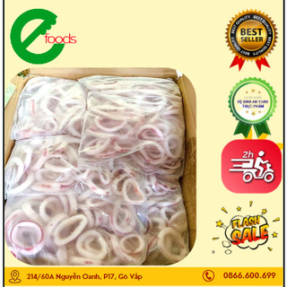 Mực vòng efood tươi ngon dòn 1kg rã đông 500-600g