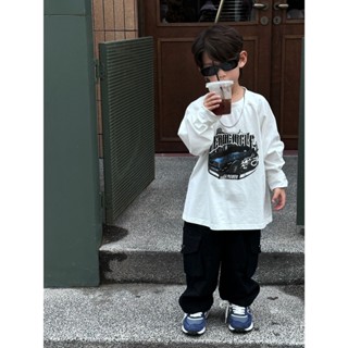 AOTD23_3 Áo thun tay dài bé trai, bé gái từ 15kg đến 30kg, phong cách Hàn Quốc